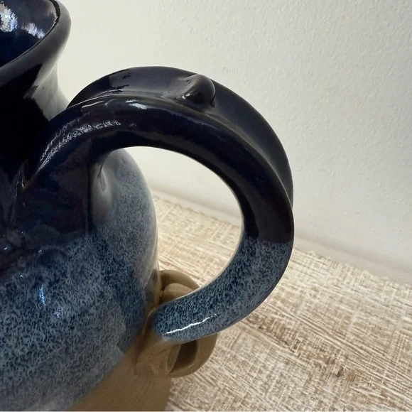 Paige Studio Pottery - Blue and Brown Pitcher - Picture 4 of 9
